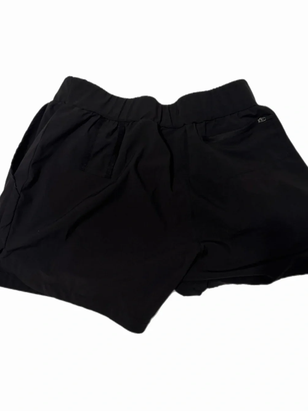 ASRV Black Athletic Training Shorts